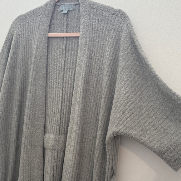 Barefoot Dreams Cozychic Lite Ribbed Belted Kimono Cardigan - Picture 4 of 9
